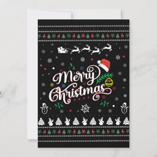 Funny Ugly Frohe Weihnachten (Vorderseite)