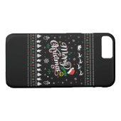 Funny Ugly Frohe Weihnachten Case-Mate iPhone Hülle (Rückseite (Horizontal))