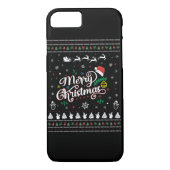 Funny Ugly Frohe Weihnachten Case-Mate iPhone Hülle (Rückseite)