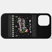 Funny Ugly Frohe Weihnachten Case-Mate iPhone Hülle (Rückseite (Horizontal))