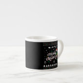 Funny Ugly Frohe Weihnachten Espressotasse (Vorderseite Rechts)
