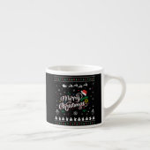 Funny Ugly Frohe Weihnachten Espressotasse (Rechts)