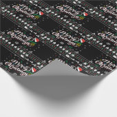 Funny Ugly Frohe Weihnachten Geschenkpapier (Ecke)