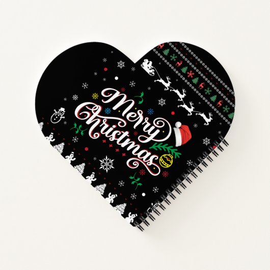 Funny Ugly Frohe Weihnachten Notizblock (Rückseite)