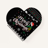 Funny Ugly Frohe Weihnachten Notizblock (Vorderseite)