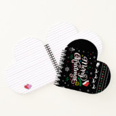 Funny Ugly Frohe Weihnachten Notizblock (Innenseite)