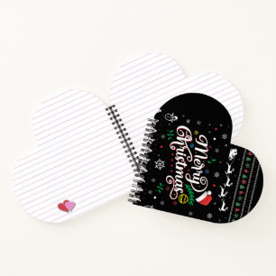 Funny Ugly Frohe Weihnachten Notizblock