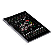 Funny Ugly Frohe Weihnachten Notizblock (Rechte Seite)