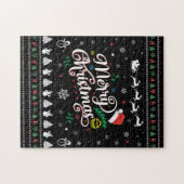 Funny Ugly Frohe Weihnachten Puzzle (Horizontal)
