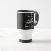 Funny Ugly Frohe Weihnachten Reisebecher (VorderseiteRechts)