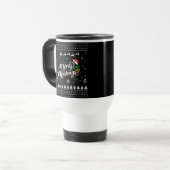 Funny Ugly Frohe Weihnachten Reisebecher (Vorderseite Links)