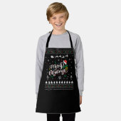 Funny Ugly Frohe Weihnachten Schürze (Getragen)