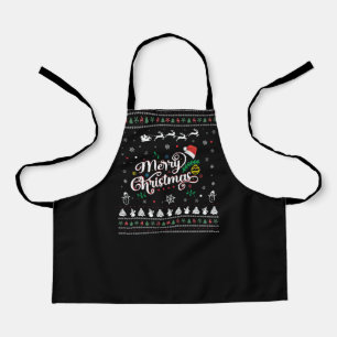 Funny Ugly Frohe Weihnachten Schürze