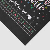 Funny Ugly Frohe Weihnachten Seidenpapier (Ausschnitt)