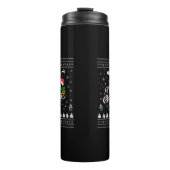 Funny Ugly Frohe Weihnachten Thermosbecher (Vorderseite)