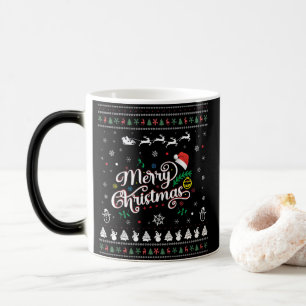 Funny Ugly Frohe Weihnachten Verwandlungstasse