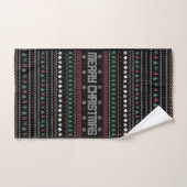 Funny Ugly Frohe Weihnachtsmuster Badhandtuch Set (Handtuch)