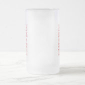 Funny Ugly Frohe Weihnachtsmuster Mattglas Bierglas (Mittel)