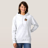 Funny Ugly Retro Weihnachtsschatz Gutes Mädchen Hoodie (Vorne ganz)