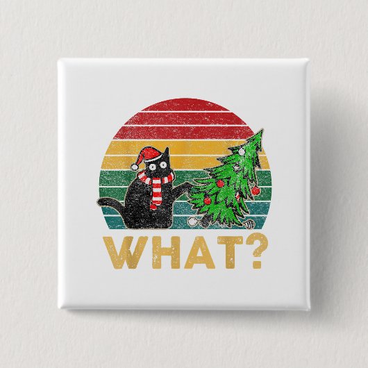 Funny Ugly Sweater Christmas Shirt Kinderspielplat Button (Vorderseite)