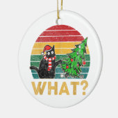 Funny Ugly Sweater Christmas Shirt Kinderspielplat Keramik Ornament (Links)