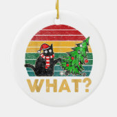 Funny Ugly Sweater Christmas Shirt Kinderspielplat Keramik Ornament (Hinten)