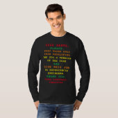 Funny Ugly Sweater Programmer 2023 Weihnachten T-Shirt (Vorne ganz)