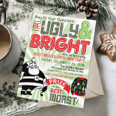 Funny Ugly Sweater Weihnachts-Party Einladung
