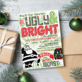 Funny Ugly Sweater Weihnachts-Party Einladung
