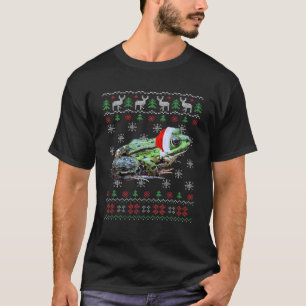 Funny Ugly Sweater Xmas Tiere Weihnachtsfrosch Lov T-Shirt