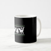 Funny Ugly T REX Christmas Kaffeetasse (VorderseiteRechts)