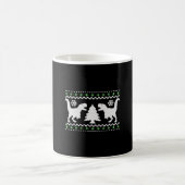 Funny Ugly T REX Christmas Kaffeetasse (Mittel)