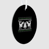 Funny Ugly T REX Christmas Ornament (Vorderseite)
