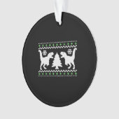 Funny Ugly T REX Christmas Ornament (Vorderseite)