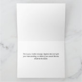 Funny UK Police Training School Birthday Card Karte (Innenseite)