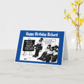 Funny UK Police Training School Grüße Geburtstag Karte (Gelbe Blume)