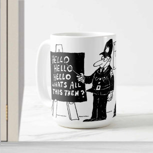 Funny UK Police Training School Kaffeetasse