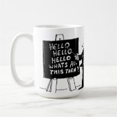 Funny UK Police Training School Kaffeetasse (Links)