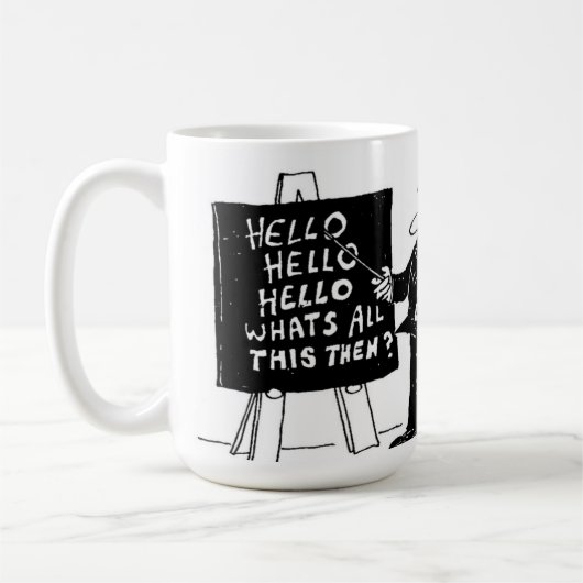 Funny UK Police Training School Kaffeetasse (Links)