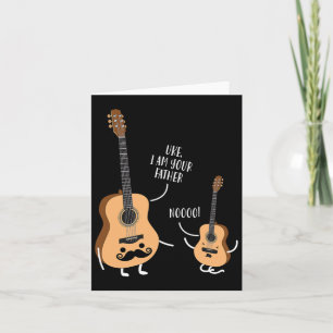 Funny Uke Ich bin dein Vater T Shirt Ukulele Gitar Karte