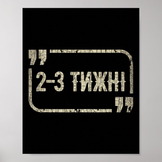 Funny Ukrainian Meme Support Ukraine I Stand With  Poster (Vorne)