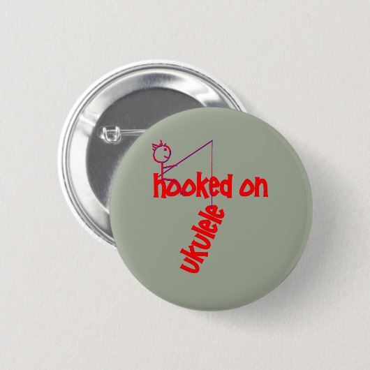 Funny Ukulele Button (Vorne & Hinten)