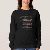Funny Ukulele Geschenk Sweatshirt (Vorderseite)