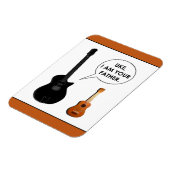Funny Ukulele Magnet (Linke Seite)