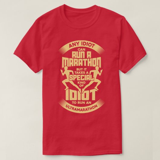 Funny Ultra Marathon Running Marathoner Geschenk T-Shirt (Design vorne)