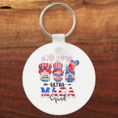 Funny Ultra Mega Squad wird 4. Juli Ultra Me Schlüsselanhänger (Vorderseite)