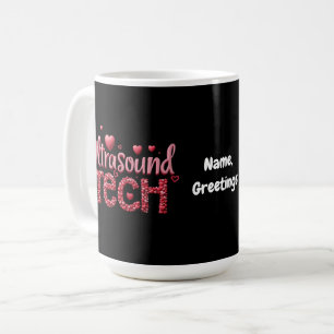 Funny Ultrasound Tech Valentine's Day Ideen Kaffeetasse