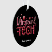 Funny Ultrasound Tech Valentine's Day Ideen Ornament (Vorderseite)