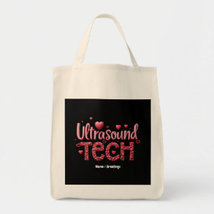 Funny Ultrasound Tech Valentine's Day Ideen Tragetasche