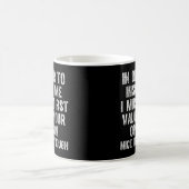 Funny, um mich zu beleidigen Joke Sarcast Kaffeetasse (Mittel)